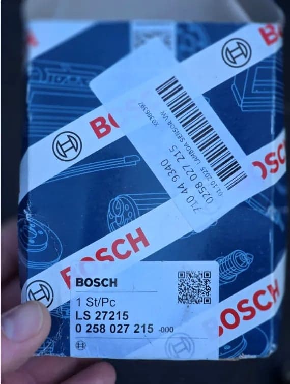 Fit the new Bosch sensor