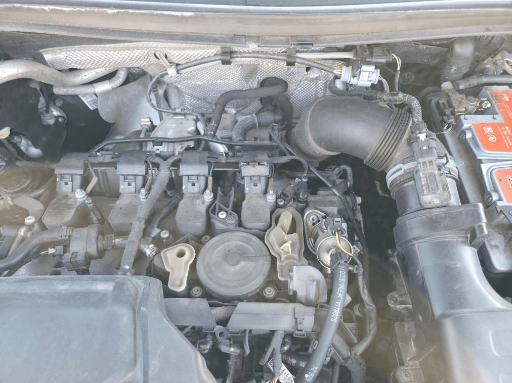 Cold engine + clear top access